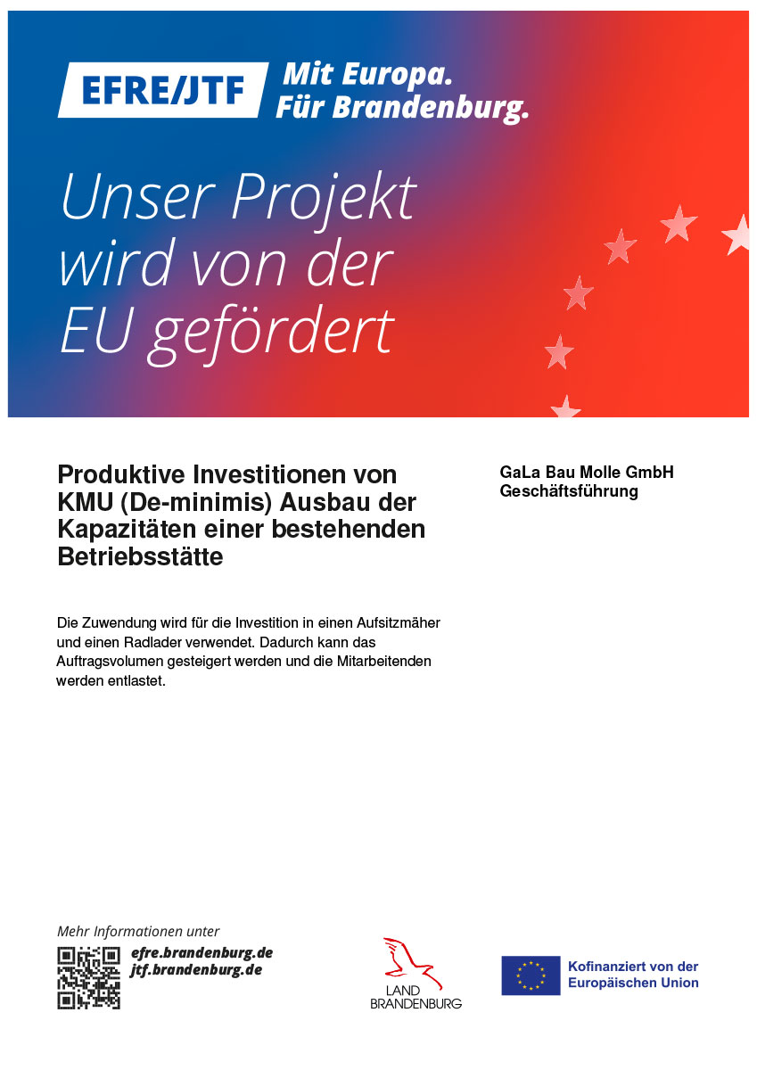 Unser Projekt wird von der EU gefördert